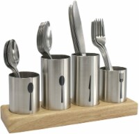 Kitcheniva Silverware Holder With Caddy