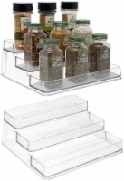 Kitcheniva Plastic Spice Rack Cabinet Shelf Organizer 2 Pack
