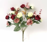 Kitcheniva Artificial Rose Flower Bouquet Red