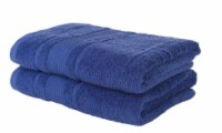 Kitcheniva Ultra Super Soft 100% Cotton Bath Towels Navy Blue 2 Packs