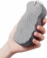 Kitcheniva Ultra Soft Exfoliating 1 PC Bath Sponge - Grey