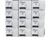 Dove White Beauty Cream Bar Soap 90g, 12 Bars