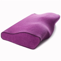 Kitcheniva 1 Pack Orthopedic Memory Foam Sleep Pillow Contour Cervical Neck Support - Purple