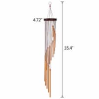 Kitcheniva 35 Outdoor Windchimes Soothing Melodic Tones - Gold With 18 Tubes