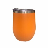 Kitcheniva Stainless Steel Wine Tumbler - 4 Pack Orange