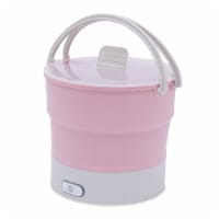 Kitcheniva Foldable Electric Silicone Steamer Hot Pot Cooker - Pink