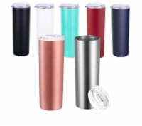Kitcheniva Skinny Stainless Steel Tumbler With Slider Lid - Rose Gold