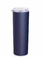 Kitcheniva Skinny Stainless Steel Tumbler With Slider Lid - Navy Blue