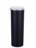 Kitcheniva Skinny Stainless Steel Tumbler With Slider Lid - Black