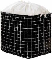 Kitcheniva Rectangular Laundry Basket - Black Check