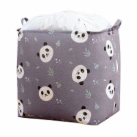 Kitcheniva Rectangular Laundry Basket - Gray Panda