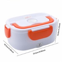 Kitcheniva Electric Heating Lunch Box - Orange