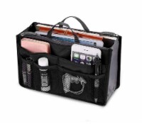 Kitcheniva Multi-Pocket Travel Handbag Organizer - Black