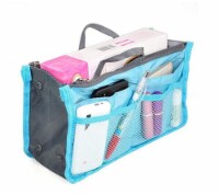 Kitcheniva Multi-Pocket Travel Handbag Organizer - Blue