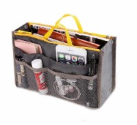 Kitcheniva Multi-Pocket Travel Handbag Organizer - Gray