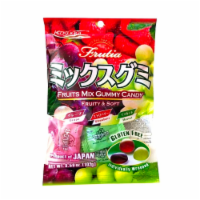 Kasugai Fruits Mix Gummy Candy With Real Fruit Juice