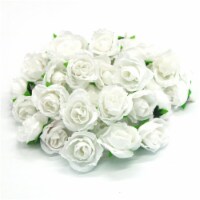 Kitcheniva Artificial Silk Bulk Bouquet Flowers - White