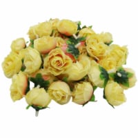 Kitcheniva Artificial Silk Bulk Bouquet Flowers - Champagne