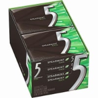 5 Spearmint Rain Gum Sugar Free - 15 Pcs 10 Packs