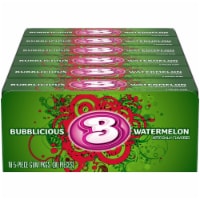 Bubblicious Wave Bubble Gum 18 Packs - Watermelon