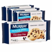 Murray Sugar Free Cookies Chocolate Chip 5.5oz - Pack of 4
