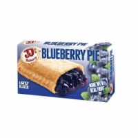 JJ's Bakery Lightly Glazed Snack Pies Blueberry 4oz - 6 Pack