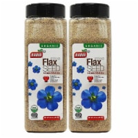 Badia Organic Ground Flax Seed 16oz - 2 Pack