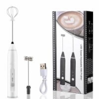 Kitcheniva Handheld Electric Milk Frother - White