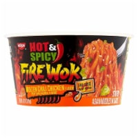 Nissin Hot & Spicy Fire Wok Molten Chili Chicken Noodles 6 Pack