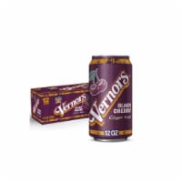 Vernors Black Cherry Ginger Ale Soda - 12 Pack