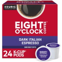Eight O'Clock Coffee K-Cup Pods 24 Count - Dark Italian Espresso