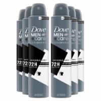Dove Men + Care 72H Deodorant Antiperspirant Spray 150 ml Pack of 6 - Invisible Dry