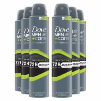 Dove Men + Care 72H Deodorant Antiperspirant Spray 150 ml Pack of 6 - Sport Fresh