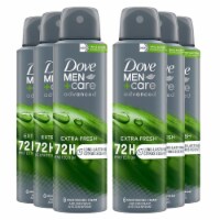 Dove Men + Care 72H Deodorant Antiperspirant Spray 150 ml Pack of 6 - Extra Fresh