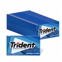 Trident Original Flavor Sugar Free Gum 14 Pcs - 24 Packs
