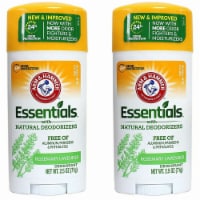 Arm & Hammer Essentials Natural Deodorant Rosemary Lavender 2.5oz - 2 Pack