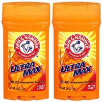 Arm & Hammer Ultramax Antiperspirant Deodorant Active Sport 2.80 Oz - 2 Pack