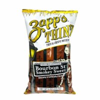 Zapp's Thinz New Orleans Style Bourbon St Smokey Sweet Crispy Potato Chips 8 oz