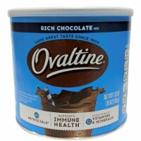 Ovaltine Rich Chocolate Flavored Milk Mix Canister 1.12 LB