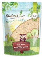 Food To Live Dried Coarse Garlic Granules - 6 Lbs
