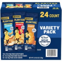 Planters Nuts Cashews And Peanuts Variety Pack - 24 Ct