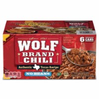 Wolf Brand Chili No Beans 15oz - 6 Pack
