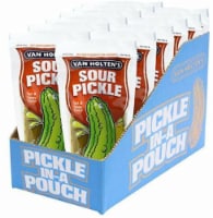Van Holten's Pickles in a Pouch Pack of 12 - Sour Pickles