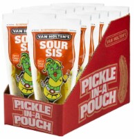 Van Holten's Pickles in a Pouch Pack of 12 - Sour Sis
