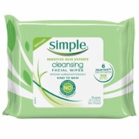 Simple Cleansing Facial Wipes - 25 Wipes Pack of 2