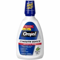 Orajel Antiseptic Mouth Sore Rinse 16 oz - Pack of 3