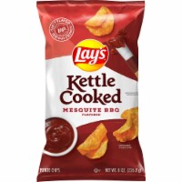 Lay's Kettle Cooked Mesquite BBQ Flavored Potato Chips 8 oz