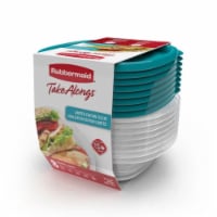 Rubbermaid Take Alongs Food Storage Containers 2.9 Cup Pack of 4 - Blue