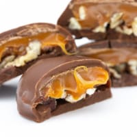 Milk Chocolate Caramel Pecan Clusters 2 Lbs
