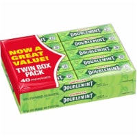 Wrigley's Doublemint Chewing Gum 5 Pcs - 40 Pack
